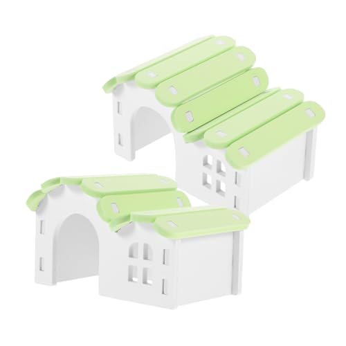 EXHUMKY 2St Hamsternest Kühlkissen für Hunde Ratte kleines Bettwäsche hamsterhaus Hamster Tierheim für Hamster nagerhaus Hamsterhäuser und Verstecke Hamsterversteck PVC von EXHUMKY
