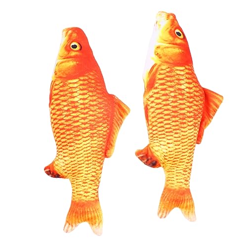 EXHUMKY 2 Stück Rotes Spielzeug Karpfenspielzeug Für Haustiere Plüsch Kätzchen-Teaser Lustiges Karpfenspielzeug Für Katzen Geistige Und Körperliche Ertüchtigung Für Ihr Haustier EXHUMKY 2 Stück Rotes Spielzeug Karpfenspielzeug Für Haustiere Plüsch Kätzchen-Teaser Lustiges Karpfenspielzeug Für Katzen Geistige Und Körperliche Ertüchtigung Für Ihr Haustier von EXHUMKY