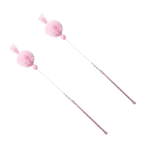 EXHUMKY 2St Katzenspielzeug Katze übung Katzen-Spiraltunnel- Interactive cat Toy katzenstick cat Toys Interaktives für Katzen Katzen-Plüschball-Zauberstab Rosa EXHUMKY 2St Katzenspielzeug Katze übung Katzen-Spiraltunnel- Interactive cat Toy katzenstick cat Toys Interaktives für Katzen Katzen-Plüschball-Zauberstab Rosa von EXHUMKY