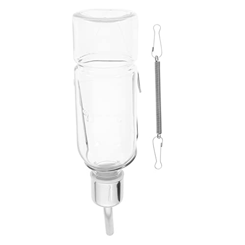 EXHUMKY 2Stücke Haustier Wasserflasche Hängender Wasserspender für Meerschweinchen Hamster Automatische Tränke zu Reinigen für Sauberes Wasser und Hygienische von EXHUMKY