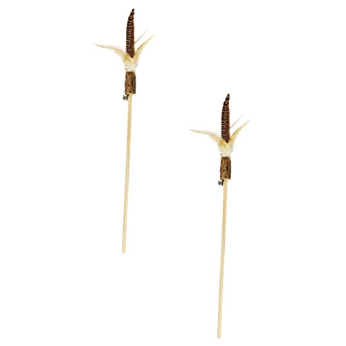 EXHUMKY 2stücke Teiliges Holz Katzenangel Spielzeug Mit Und Katzenminze Interaktives Katzenspielzeug Zur Spielverhaltens Bewegung Für Katzen Und Kätzchen EXHUMKY 2stücke Teiliges Holz Katzenangel Spielzeug Mit Und Katzenminze Interaktives Katzenspielzeug Zur Spielverhaltens Bewegung Für Katzen Und Kätzchen von EXHUMKY
