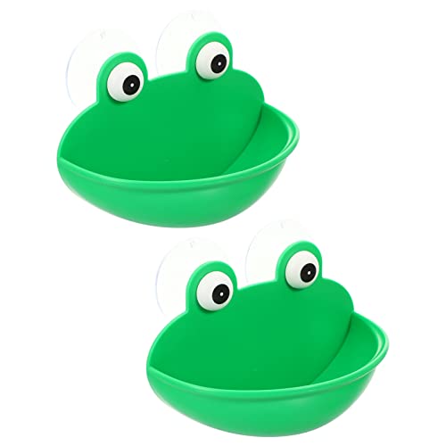 EXHUMKY 2Stücke Terrarium Zubehör Reptil Ruheplatz Plattform für Fütterung und Entspannung Geeignet für Frösche Eidechsen und Andere Kleintiere aus Hochwertigem Material Gefertigt von EXHUMKY