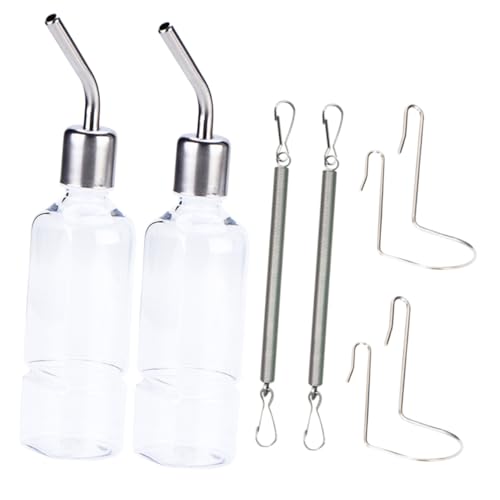 EXHUMKY 2stücke Kaninchen Trinkflasche Hängend Für Meerschweinchen Aus Edelstahl Robusten Aufhängern Für Käfig Reisen Und Transport EXHUMKY 2stücke Kaninchen Trinkflasche Hängend Für Meerschweinchen Aus Edelstahl Robusten Aufhängern Für Käfig Reisen Und Transport von EXHUMKY