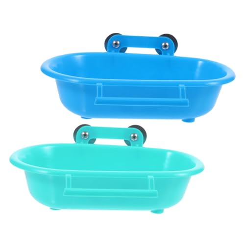EXHUMKY 2er-Packung Papagei Badewanne Vogelbad Für Käfig Vogel Badewanne Haustier Sittichbad Für Käfig Papageienbad Für Käfig Zubehör Vogeltränkebecken Modern Klein Sittiche Pp EXHUMKY 2er-Packung Papagei Badewanne Vogelbad Für Käfig Vogel Badewanne Haustier Sittichbad Für Käfig Papageienbad Für Käfig Zubehör Vogeltränkebecken Modern Klein Sittiche Pp von EXHUMKY