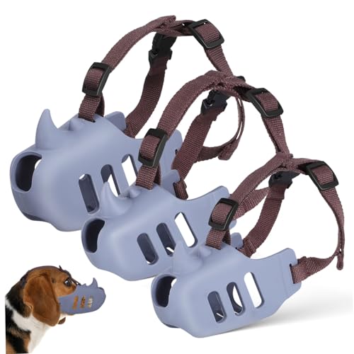 EXHUMKY 3 STK Hundemaulkorb Welpenbehälter Backenzähne Für Hunde Haarnadeln Aus Strass Korbmaulkörbe Hundeknochen Verstellbare Maulkörbe Spacegraue Schnauzen Jutedraht Jute Kieselgel Grey EXHUMKY 3 STK Hundemaulkorb Welpenbehälter Backenzähne Für Hunde Haarnadeln Aus Strass Korbmaulkörbe Hundeknochen Verstellbare Maulkörbe Spacegraue Schnauzen Jutedraht Jute Kieselgel Grey von EXHUMKY