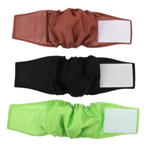 EXHUMKY 3 Stück Männliche Hundewindel Bauchbänder Für Hunde Bauchgurt Für Die Hundepflege Haustierwindeln Für Rüden Welpenwindel Wiederverwendbare Für Männliche Hunde Polyester EXHUMKY 3 Stück Männliche Hundewindel Bauchbänder Für Hunde Bauchgurt Für Die Hundepflege Haustierwindeln Für Rüden Welpenwindel Wiederverwendbare Für Männliche Hunde Polyester von EXHUMKY