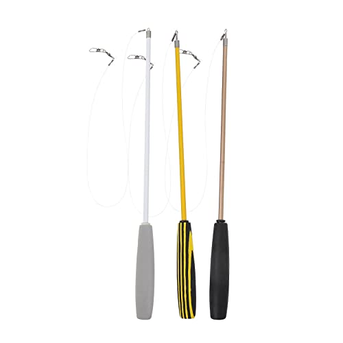 EXHUMKY 3 Stück Teiliges Interaktives Katzenspielzeug Bissfeste Teaser Sticks für Katzen Fördert Spiel und Farben Zufällig Zufällige Farbe Zufällige Farbe EXHUMKY 3 Stück Teiliges Interaktives Katzenspielzeug Bissfeste Teaser Sticks für Katzen Fördert Spiel und Farben Zufällig Zufällige Farbe Zufällige Farbe von EXHUMKY
