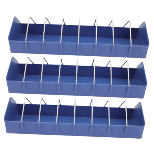 EXHUMKY 3 Stück Vogelfutterspender Fach Futterbox für Käfige Langlebige Futter und Wasserschalen für Papageien Tauben und Haustiere EXHUMKY 3 Stück Vogelfutterspender Fach Futterbox für Käfige Langlebige Futter und Wasserschalen für Papageien Tauben und Haustiere von EXHUMKY