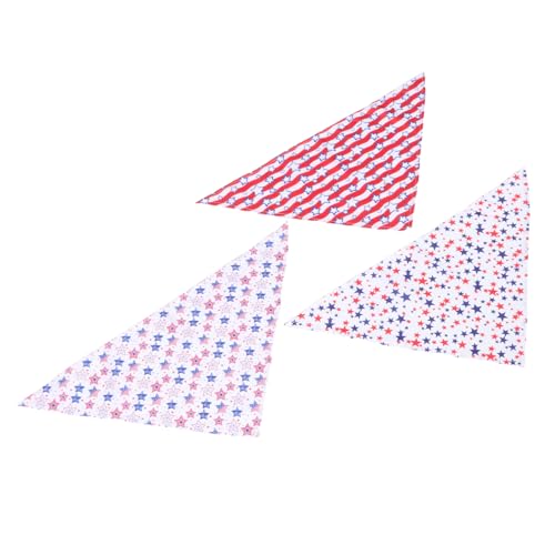 EXHUMKY 3 Stücke Hundelager Valentinstag Hundeschal Hundesabber Lätzchen 4. Hundekleidung Hunde-Urlaubsbandanas Hundehalstuch mit amerikanischer Flagge 4. Hundesoutfit Stoff EXHUMKY 3 Stücke Hundelager Valentinstag Hundeschal Hundesabber Lätzchen 4. Hundekleidung Hunde-Urlaubsbandanas Hundehalstuch mit amerikanischer Flagge 4. Hundesoutfit Stoff von EXHUMKY