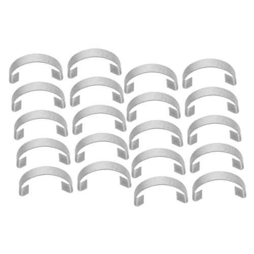 EXHUMKY 30 Stück Hühnerkäfig Anti Rutsch Tür, Käfigtürriegel, Drahtkäfig, Haustiere, Katzentürriegel, Draht, Kaninchenkäfig, Kaninchenkäfig Clips, Hundekistenschloss, Wachtelkäfig, Draht, von EXHUMKY