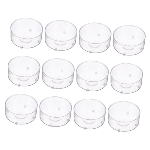 EXHUMKY 30 Stück Transparente Reptilien Näpfe Multifunktionale Futter und Wasserschalen für Terrarien Geeignet für Echsen Bartagamen Geckos und EXHUMKY 30 Stück Transparente Reptilien Näpfe Multifunktionale Futter und Wasserschalen für Terrarien Geeignet für Echsen Bartagamen Geckos und von EXHUMKY