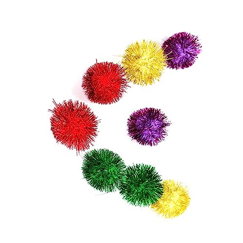 EXHUMKY 30Stücke Mini Lametta Bälle für Katzen Teiliges Verschiedenen für Bewegung Ihrer Katzenspielzeug mit Glitzer EXHUMKY 30Stücke Mini Lametta Bälle für Katzen Teiliges Verschiedenen für Bewegung Ihrer Katzenspielzeug mit Glitzer von EXHUMKY