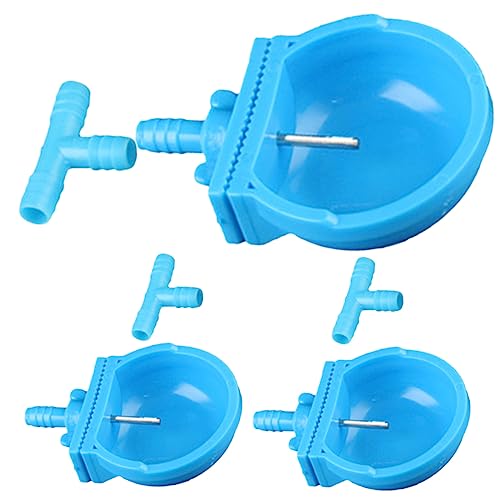 EXHUMKY 3Stücke Automatischer Kaninchen Wasserspender Teiliges Blaue Tränke für Kaninchen Installieren Leicht zu Reinigen für Bequeme Fütterung im Käfig EXHUMKY 3Stücke Automatischer Kaninchen Wasserspender Teiliges Blaue Tränke für Kaninchen Installieren Leicht zu Reinigen für Bequeme Fütterung im Käfig von EXHUMKY