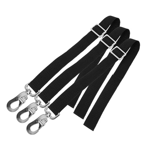 EXHUMKY 3Stücke Teiliges Verstellbares Heunetz Hängeseil für Pferde Robustes Eimerriemen Zubehör für Stall und Anhänger für Fütterung von Langlebig EXHUMKY 3Stücke Teiliges Verstellbares Heunetz Hängeseil für Pferde Robustes Eimerriemen Zubehör für Stall und Anhänger für Fütterung von Langlebig von EXHUMKY
