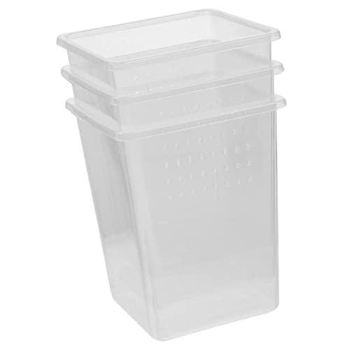 EXHUMKY 3Stücke Züchterboxen für Reptilien Praktische Futterbehälter für Spinnen Geckos Taranteln und Andere Kleintiere Transparentes Langlebiges Design für Insektenzucht EXHUMKY 3Stücke Züchterboxen für Reptilien Praktische Futterbehälter für Spinnen Geckos Taranteln und Andere Kleintiere Transparentes Langlebiges Design für Insektenzucht von EXHUMKY