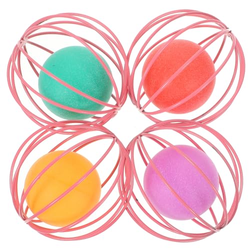 EXHUMKY 4 Stück Bälle Für Katzen, Katzenspielzeug Aus Kunststoff, Katzenbälle, Kratzbälle Für Katzen Und Kätzchen, Katzen Kunststoffbälle, Spielzeug, Interaktives Katzenspielzeug, EXHUMKY 4 Stück Bälle Für Katzen, Katzenspielzeug Aus Kunststoff, Katzenbälle, Kratzbälle Für Katzen Und Kätzchen, Katzen Kunststoffbälle, Spielzeug, Interaktives Katzenspielzeug, von EXHUMKY