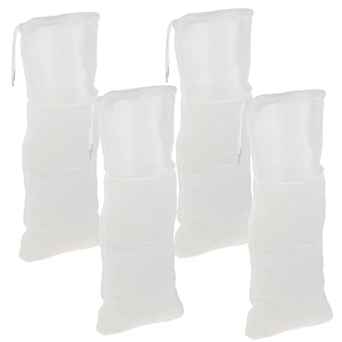 EXHUMKY 4 Stück Filterbeutel Für Aquarien Schwimmbad Mesh-siebbeutel Teichpumpenfilter-netzbeutel Kleiner Aquariumfilter Waschbecken Sieb Ecke Stecker Fisch Luft Baumwolle Polyester Weiß EXHUMKY 4 Stück Filterbeutel Für Aquarien Schwimmbad Mesh-siebbeutel Teichpumpenfilter-netzbeutel Kleiner Aquariumfilter Waschbecken Sieb Ecke Stecker Fisch Luft Baumwolle Polyester Weiß von EXHUMKY