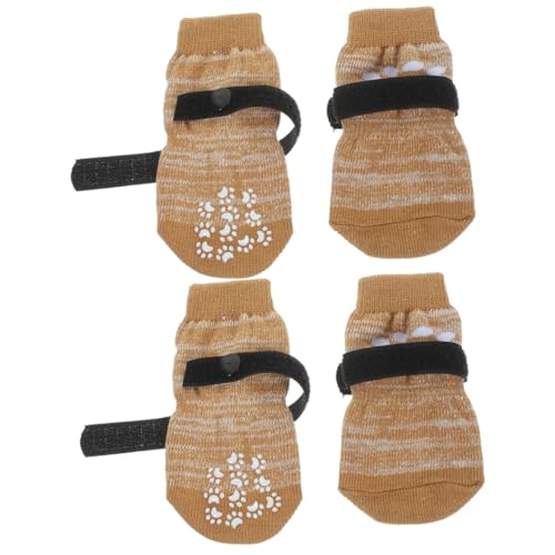 EXHUMKY 4 Stück Haustier Socken Katzenstiefel Für Katzen Abriebfeste Baumwollsocken Tragbare Warme Socken Verschleißfeste Haustiersocken Austauschbare Haustiersocken Hundesocke Baumwolle EXHUMKY 4 Stück Haustier Socken Katzenstiefel Für Katzen Abriebfeste Baumwollsocken Tragbare Warme Socken Verschleißfeste Haustiersocken Austauschbare Haustiersocken Hundesocke Baumwolle von EXHUMKY