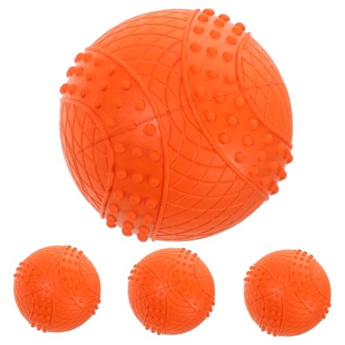 EXHUMKY 4 Stück Hundeballspielzeug Hund spielt Ball Hundekauspielzeug Welpenball Hundespielzeugbälle Hund quietscht Kauspielzeug für Hunde aus Gummi Kleine quietschende Bälle für Hunde EXHUMKY 4 Stück Hundeballspielzeug Hund spielt Ball Hundekauspielzeug Welpenball Hundespielzeugbälle Hund quietscht Kauspielzeug für Hunde aus Gummi Kleine quietschende Bälle für Hunde von EXHUMKY