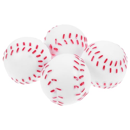 EXHUMKY 4 Stück Hundespielzeugball, Welpenkauspielzeug, Hundebälle Für Aggressive Kauer, Hundespielzeug Für Aggressive Kauer, Welpenbälle Für Kleine Hunde, Hundebälle Klein, Quietschbälle EXHUMKY 4 Stück Hundespielzeugball, Welpenkauspielzeug, Hundebälle Für Aggressive Kauer, Hundespielzeug Für Aggressive Kauer, Welpenbälle Für Kleine Hunde, Hundebälle Klein, Quietschbälle von EXHUMKY