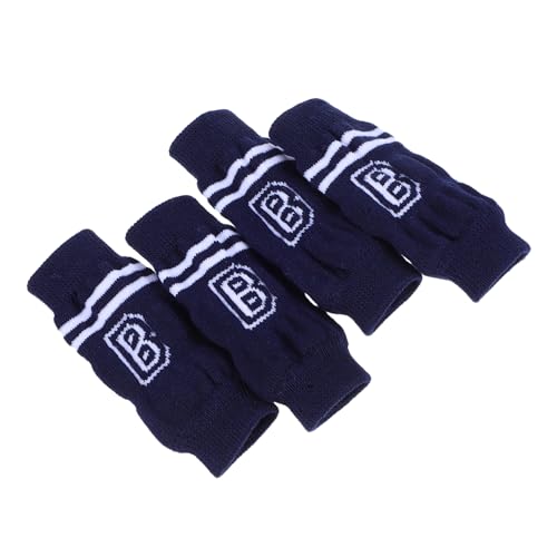 EXHUMKY 4 Stück Pet Elbow Guard Pet-Bein-Ärmel Pet Hock Cover Haustierarmwärmer elastische Hundehülsen Beinwickel für Hunde Socken für Hunde Beinschutz für Haustiere Hundarmärmer Polyester von EXHUMKY