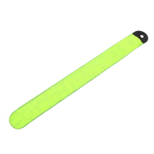 EXHUMKY 4 Stück -Pferde-Knöchelriemen sicherheitslicht wiederaufladbares Nachtfahrlicht gut sichtbares Fahrwerk Sicherheits-Nachtfahrwerk Reflektierendes Armband läuft Stoff Light Green von EXHUMKY