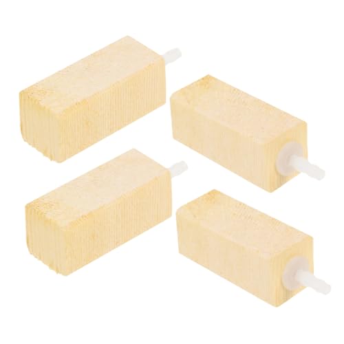 EXHUMKY Marine Tank Protein Skimmer 4 Stücke Holz Blase Diffusor Für Aquarium Luftpumpe Dekorative Werkzeug von EXHUMKY