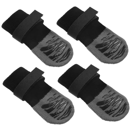 EXHUMKY 4 Teilige Haustiersocken, Auswechselbarer Hundepfotenschutz, Kleine Hundesocken, Waschbare Hundesocken, Katzenstiefel Für Katzen, Kompakte Hundesocken, Tragbarer EXHUMKY 4 Teilige Haustiersocken, Auswechselbarer Hundepfotenschutz, Kleine Hundesocken, Waschbare Hundesocken, Katzenstiefel Für Katzen, Kompakte Hundesocken, Tragbarer von EXHUMKY