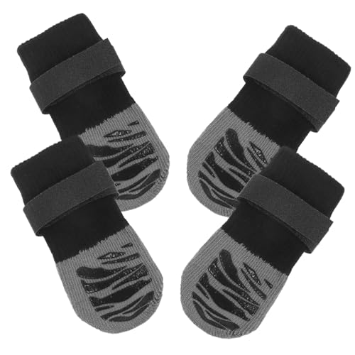 EXHUMKY 4 Teilige Haustiersocken, Waschbare Hundesocken, Tragbare Hundesocken, Verschleißfeste Hundesocken, Tragbare Warme Socken, Entzückende Pfotenschutzsocken Für Hunde, Kompakte EXHUMKY 4 Teilige Haustiersocken, Waschbare Hundesocken, Tragbare Hundesocken, Verschleißfeste Hundesocken, Tragbare Warme Socken, Entzückende Pfotenschutzsocken Für Hunde, Kompakte von EXHUMKY