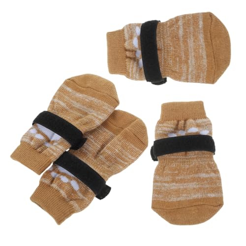 EXHUMKY 4 Teilige Hundesocken, Austauschbare Warme Socken, Waschbare Baumwollsocken, Pfotenschutz, Verschleißfeste Baumwollsocken, Pfotensocken, Entzückende Haustiersocken, Welpenbedarf, EXHUMKY 4 Teilige Hundesocken, Austauschbare Warme Socken, Waschbare Baumwollsocken, Pfotenschutz, Verschleißfeste Baumwollsocken, Pfotensocken, Entzückende Haustiersocken, Welpenbedarf, von EXHUMKY