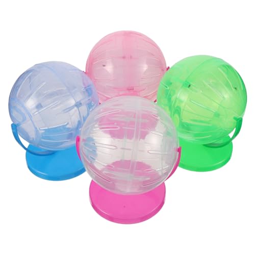 EXHUMKY 4-teiliger Hamster-übungsball: Sport-laufrad, Rollspielzeug Für Kleintiere, Haustier-interaktion Für Chinchillas, Ratten, Zwerghamster EXHUMKY 4-teiliger Hamster-übungsball: Sport-laufrad, Rollspielzeug Für Kleintiere, Haustier-interaktion Für Chinchillas, Ratten, Zwerghamster von EXHUMKY