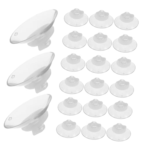EXHUMKY 40 Stück Fester Saugnapf Tischsauger Aus Glas Abnehmbare Saugnäpfe Zubehör Für Aquarien Plastiksauger Glassaugne Aquariumzubehör Zubehör Für Luftpumpen Saugnapf Ersetzen PVC Blau von EXHUMKY