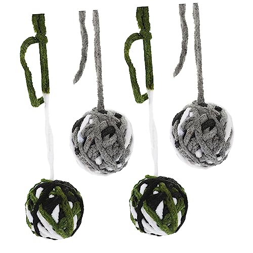 EXHUMKY 4pcs Katzenkratzer Innenkatze Kratzspielzeug Katze Kratzkugel Innenkatze Spielzeug Interaktives Katzenspielzeug EXHUMKY 4pcs Katzenkratzer Innenkatze Kratzspielzeug Katze Kratzkugel Innenkatze Spielzeug Interaktives Katzenspielzeug von EXHUMKY