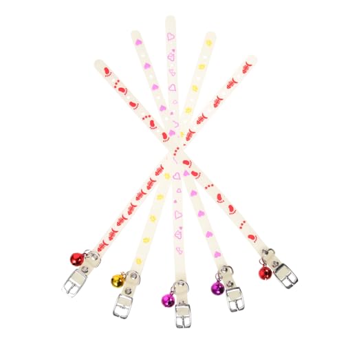 EXHUMKY 5 Stück Haustierhalsband Katzenhalsband Hundehalsband mittel Schild Fluoreszierendes hundehalsband Zubehör Kleine Hundehalsbänder kleines hundehalsband Kieselgel Zufällige Farbe EXHUMKY 5 Stück Haustierhalsband Katzenhalsband Hundehalsband mittel Schild Fluoreszierendes hundehalsband Zubehör Kleine Hundehalsbänder kleines hundehalsband Kieselgel Zufällige Farbe von EXHUMKY