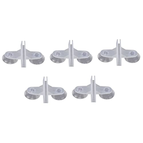 EXHUMKY 5stücke Aquarium Saugnapf Clips Robuste Glasbefestigungen Für Aquarien Für Wassertrennwände Und Beleuchtung Sicherer Halt Installieren Langlebig Und Wasserfreundlich von EXHUMKY