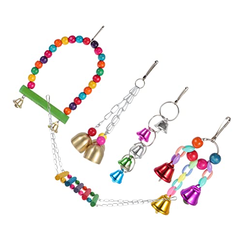 EXHUMKY 5 Stücke Hängende Papagei Kauspielzeug Bird Cage Liefert Vogel Spielzeug Mit Haken EXHUMKY 5 Stücke Hängende Papagei Kauspielzeug Bird Cage Liefert Vogel Spielzeug Mit Haken von EXHUMKY