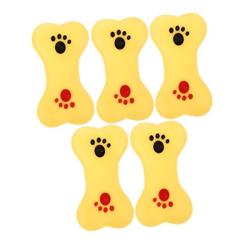 EXHUMKY 5 Stücke Sound Produktion Kauen Spielzeug Knochen Form Haustier Biegen Spielzeug Kreatives Haustier Spielzeug EXHUMKY 5 Stücke Sound Produktion Kauen Spielzeug Knochen Form Haustier Biegen Spielzeug Kreatives Haustier Spielzeug von EXHUMKY