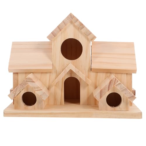 EXHUMKY Vogelhaus-bausatz Aus Holz Vogelnistkasten Für Draußen Kolibri- Gartendeko Gartendeko Vogelhaus EXHUMKY Vogelhaus-bausatz Aus Holz Vogelnistkasten Für Draußen Kolibri- Gartendeko Gartendeko Vogelhaus von EXHUMKY