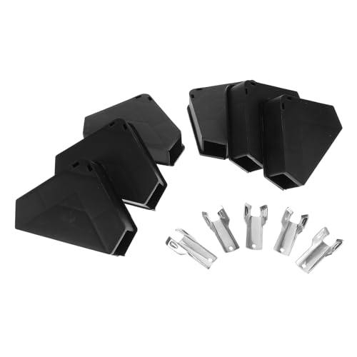 EXHUMKY 6 Stück Dreieck Box Set Mäusestation mit Schlüssel Mäuse Block galvanisiertes Eisen Black EXHUMKY 6 Stück Dreieck Box Set Mäusestation mit Schlüssel Mäuse Block galvanisiertes Eisen Black von EXHUMKY