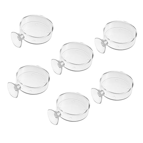 EXHUMKY 6 Stück Teiliges Futterplatten für Aquarien Futterschalen für Garnelen Praktische Futterspender für Fischtanks Leicht zu Reinigen und EXHUMKY 6 Stück Teiliges Futterplatten für Aquarien Futterschalen für Garnelen Praktische Futterspender für Fischtanks Leicht zu Reinigen und von EXHUMKY