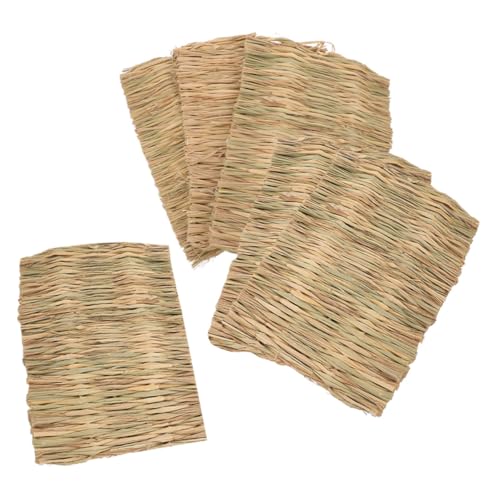 EXHUMKY 6St Einstreu für Kaninchen Hasengrasmatte Kaninchenzubehör Hamsterspielzeug Hasen-Grasbett kaninchenstreu Kleintiermatte Hamstergrasmatte Hasenkäfigmatte Kaninchenmatte EXHUMKY 6St Einstreu für Kaninchen Hasengrasmatte Kaninchenzubehör Hamsterspielzeug Hasen-Grasbett kaninchenstreu Kleintiermatte Hamstergrasmatte Hasenkäfigmatte Kaninchenmatte von EXHUMKY