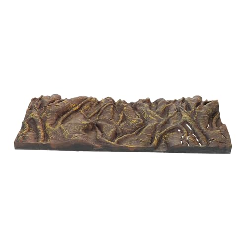 EXHUMKY 3D Aquarium Tank Hintergrund Bord Realistische Schlange Lebensraum Harz Reptil Tank Bord von EXHUMKY