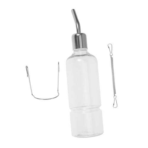 EXHUMKY Automatischer Wasserspender für Kleine Haustiere Hängende Trinkflasche für Kaninchen Katzen und Vögel Umweltfreundliches Material für Unterwegs Große EXHUMKY Automatischer Wasserspender für Kleine Haustiere Hängende Trinkflasche für Kaninchen Katzen und Vögel Umweltfreundliches Material für Unterwegs Große von EXHUMKY