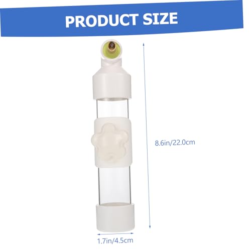 EXHUMKY Automatischer Wasserspender für Vogelkäfig aus Langlebigem PVC Platzsparender Trinkhalter für Papageien und Kleine bis Große Vögel Einfacher Einbau Kippsicherer Wassernapf für von EXHUMKY