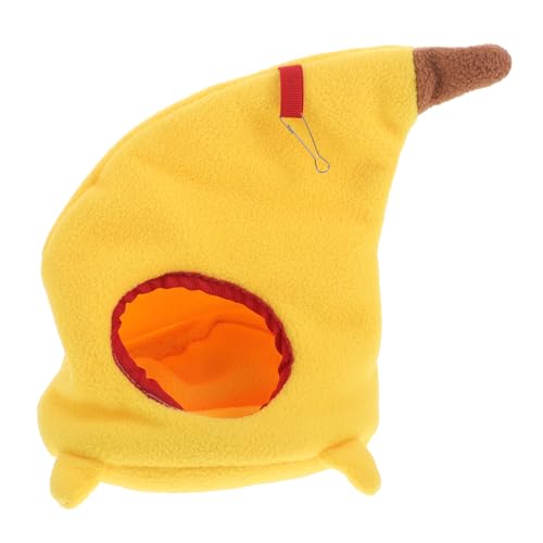 EXHUMKY Banana für Kleine Schlafsack und Hängematte für Meerschweinchen Chinchillas und Warmes und Gemütliches Versteck für Haustiere für Spielbereich Rückzugsort von EXHUMKY