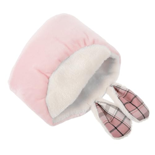 EXHUMKY Baumwollnest Für Haustiere Klein Plüsch Meerschweinchen Decke Meerschweinchen Heu Hamsterbettwäsche Versteck Verschachtelung Ratte Drinnen Eichhörnchen Igel Bett Flanell Rosa von EXHUMKY