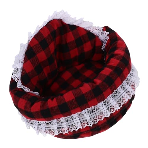 EXHUMKY Baumwollversteck Mehrkammer-hamsterversteck Verschachtelung Klein Bettwäsche Haustier Chinchilla Groß Nest Verstecken Häuser Hamsterbett-versteck Warmes Hamsterhaus Baumwolle von EXHUMKY