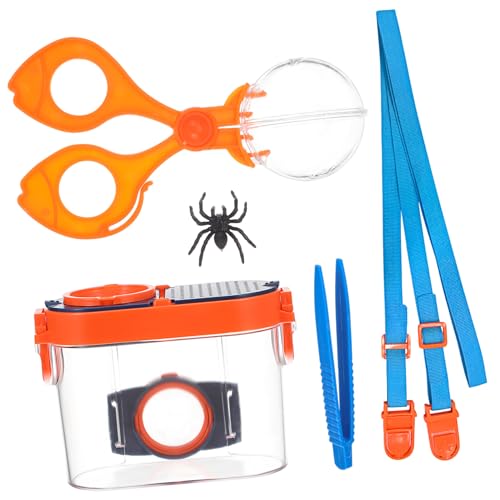 EXHUMKY Beobachtungsbox Für Insekten Insektenbeobachtungsbecken Kinderinsektenbeobachtung Lebewesen-insektenlupenbehälter Insektenbetrachter Für Toy Tool Lupe Plastik von EXHUMKY