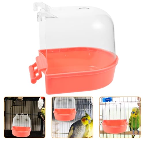 EXHUMKY Vogelbadewanne Für Käfige Einstellbare Badebox Für Wellensittiche Kanarienvögel Und Kleine Vögel Wasserdichtes Design Einfache Installation Inklusive Sandbadfunktion EXHUMKY Vogelbadewanne Für Käfige Einstellbare Badebox Für Wellensittiche Kanarienvögel Und Kleine Vögel Wasserdichtes Design Einfache Installation Inklusive Sandbadfunktion von EXHUMKY