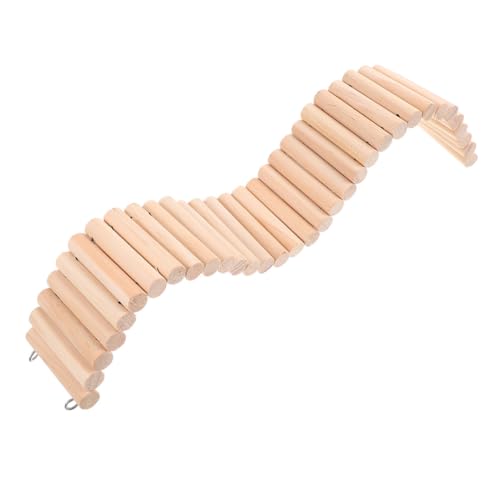 EXHUMKY Holz-kletterleiter Für Hamster Und Kleintiere Flexible Spielzeugbrücke Einfach Zu Reinigen Für Käfige Und Spielbereiche Vielseitig Einsetzbar Für Mäuse Rennmäuse Und Mehr EXHUMKY Holz-kletterleiter Für Hamster Und Kleintiere Flexible Spielzeugbrücke Einfach Zu Reinigen Für Käfige Und Spielbereiche Vielseitig Einsetzbar Für Mäuse Rennmäuse Und Mehr von EXHUMKY